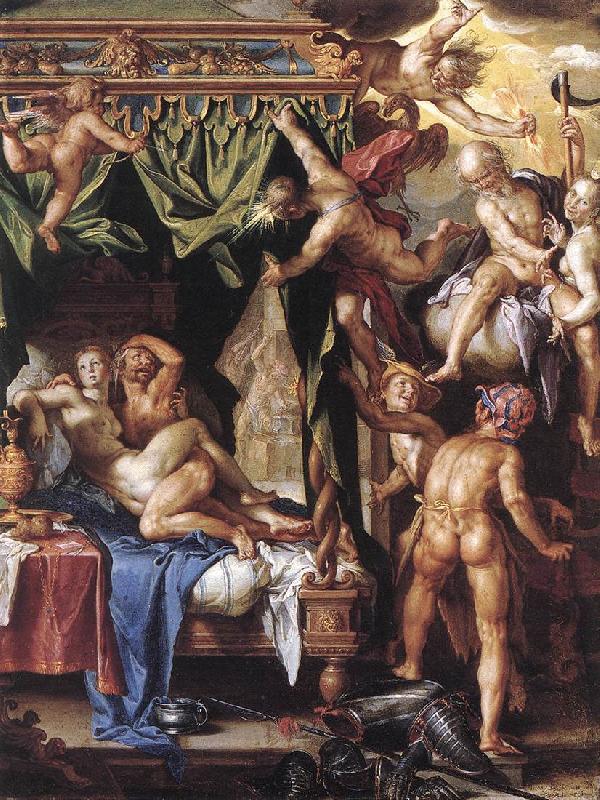 WTEWAEL, Joachim Mars and Venus Discovered by the Gods wer oil painting image